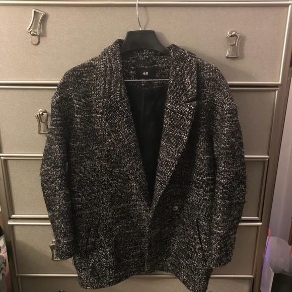✨🧥Tweed Cocoon jacket fr HM 🧥 ✨ - Picture 1 of 6